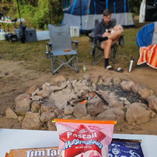 Quicklock Bag Sealers being used while camping to keep food fresher for longer